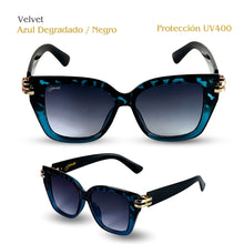 Cargar imagen en el visor de la galería, VELVET / AZUL-NEGRO