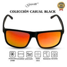 Cargar imagen en el visor de la galería, CASUAL BLACK / NARANJA