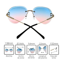 Cargar imagen en el visor de la galería, AVIADOR / ROSA-AZUL
