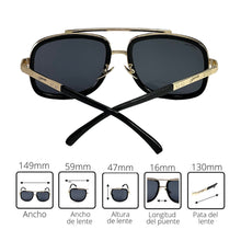 Cargar imagen en el visor de la galería, ELEGANCIA-DORADA / NEGRO