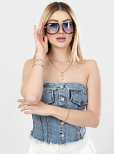 Cargar imagen en el visor de la galería, ELEGANCIA DORADA / AZUL