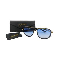 Cargar imagen en el visor de la galería, Colección Goretti ELEGANCIA DORADA - Color Azul.